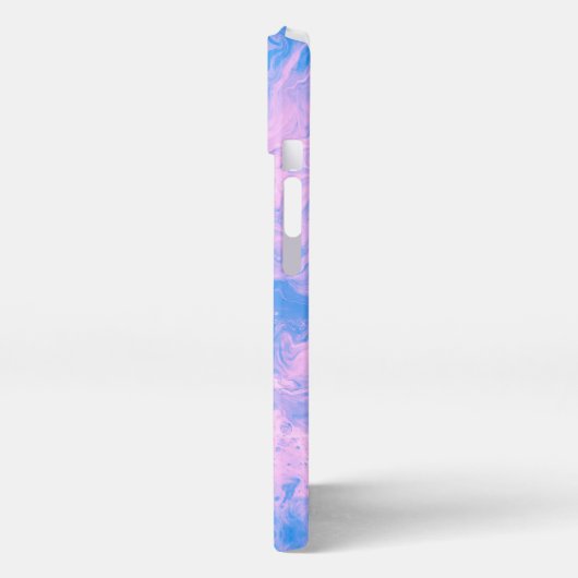 Hübsche Pastellfarbe personalisiert iPhone Hülle (Linke Seite)