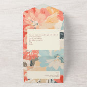 Hübsche Pastellfarben Blume Einladung und UAWG (Außenbereich)