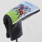 Hübsche Pastellfarben Mutter Pferdekälte Golf Headcover (3/4 Vorderseite)