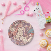 Hübsche Pastellfarben Pappteller (Party)