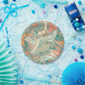 Hübsche Pastellfarben Pappteller (Party)