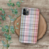 Hübsche Pastellfarben Rosa Lila Tartan Muster Case-Mate iPhone Hülle
