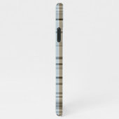 Hübsche Pastellfarben Rosa Lila Tartan Muster iPhone Hülle (Rechte Seite)