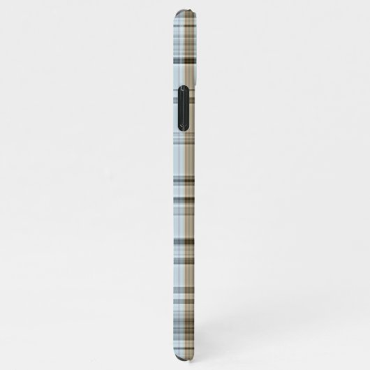 Hübsche Pastellfarben Rosa Lila Tartan Muster iPhone Hülle (Rechte Seite)