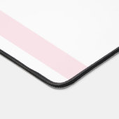 Hübsche Pastellfarben Rosa und Blau Mandala-Rahmen Schreibtischunterlage (Ecke)