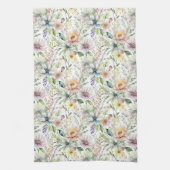 Hübsche pastellfarbene Blumenmuster Geschirrtuch (Vertikal)