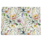 Hübsche pastellfarbene Blumenmuster Große Geschenktüte (Vorderseite)