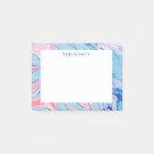 Hübsche pastellfarbene Farbe Post-it Klebezettel (Vorderseite)