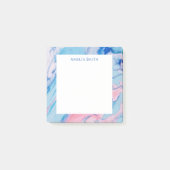 Hübsche pastellfarbene Farbe Post-it Klebezettel (Vorderseite)