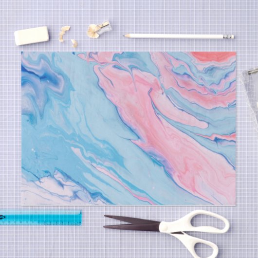 Hübsche pastellfarbene Farbe Seidenpapier (Handwerk)