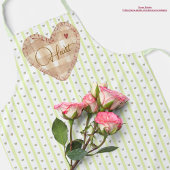 Hübsche Pastellmuster Valentine Schürze