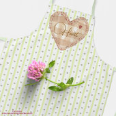 Hübsche Pastellmuster Valentine Schürze
