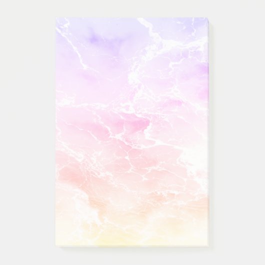 hübsche pastellrosa Töne Post-it Klebezettel (Vorderseite)