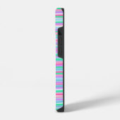 Hübsche Pastellstreifen iPhone Hülle (Linke Seite)