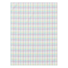 Hübsche Pastellstreifen, Kariert rosa gelb blau Tischdecke