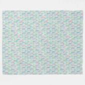 Hübsche Pastelltöne Fleecedecke (Vorderseite (Horizontal))