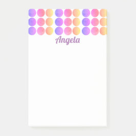 hübsche Pastelltöne personalisiert Post-it Klebezettel