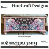 Hübsche Pastelltöne und Blumendekoupage L&R 145 Seidenpapier