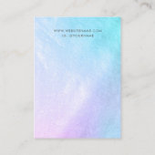 Hübsche Pastelmutter mütterlicherseits - Paradies  Visitenkarte (Rückseite)