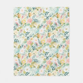 Hübsche Pastete Wasserfarben Fleecedecke (Vorderseite)