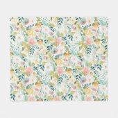 Hübsche Pastete Wasserfarben Fleecedecke (Vorderseite (Horizontal))