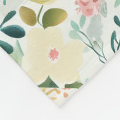 Hübsche Pastete Wasserfarben Fleecedecke (Ecke)