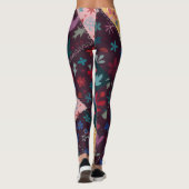 Hübsche Patchwork-Leggings Leggings (Rückseite)