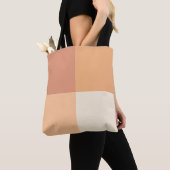 Hübsche Peach Squares Tasche (Von Nahem)