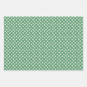 Hübsche Peaches & Gingham Mixed Patterns Geschenkpapier Set (Vorderseite 3)