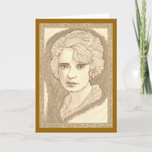 Hübsche Peggy Karte (Vorderseite)