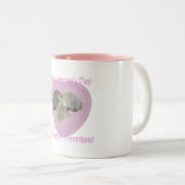 Hübsche Pekingese Valentine Tasse (VorderseiteRechts)