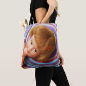 Hübsche Penny Brite mit Kreisen Tasche (Von Nahem)