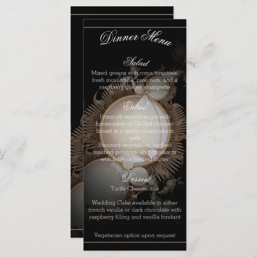 Hübsche Perlen auf der Karte (Vorne/Hinten)