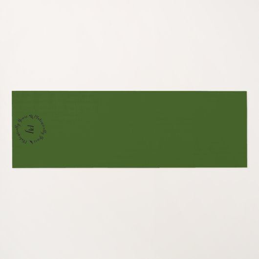 Hübsche Perlen und Virtue Yoga Mat Yogamatte (Rückseite (Horizontal))