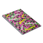 Hübsche Perlen und virtuelles Spiral-Notebook Notizblock (Rechte Seite)