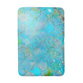 Hübsche Perlenschimmer-Meerjungenskala Badematte (Vorderseite Vertikal)