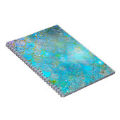 Hübsche Perlenschimmer-Meerjungenskala Notizblock (Rechte Seite)