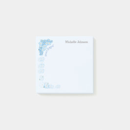 Hübsche Personalisierte Adhesive Pad Vergiss-me-ni Post-it Klebezettel