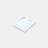 Hübsche Personalisierte Adhesive Pad Vergiss-me-ni Post-it Klebezettel (angewinkelt)