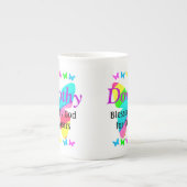 HÜBSCHE PERSONALISIERTE CHRISTLICHE 90. GEBURTSTAG PORZELLANTASSE (Vorderseite)