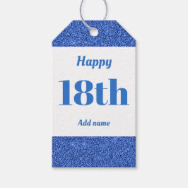 hübsche personalisierte Geburtstagsgeschenke 18. Geschenkanhänger