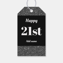 hübsche personalisierte Geburtstagsgeschenke 21. Geschenkanhänger