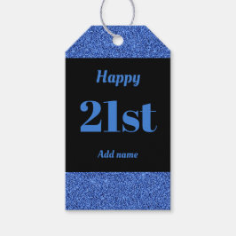 hübsche personalisierte Geburtstagsgeschenke 21. Geschenkanhänger