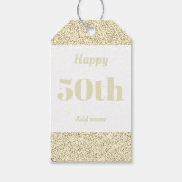 hübsche personalisierte Geburtstagsgeschenke 50. Geschenkanhänger