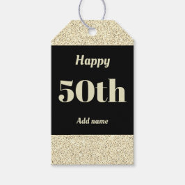 hübsche personalisierte Geburtstagsgeschenke 50. Geschenkanhänger