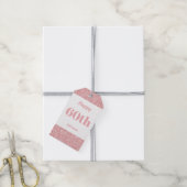 hübsche personalisierte Geburtstagsgeschenke 60. Geschenkanhänger (Mit Garn)