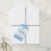 hübsche personalisierte Geburtstagsgeschenke 70. Geschenkanhänger (Mit Garn)
