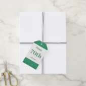 hübsche personalisierte Geburtstagsgeschenke 70. Geschenkanhänger (Mit Garn)