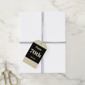 hübsche personalisierte Geburtstagsgeschenke 70. Geschenkanhänger (Mit Garn)