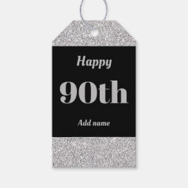 hübsche personalisierte Geburtstagsgeschenke 90. Geschenkanhänger
